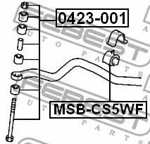 Купить Febest MSBCS5WF – отличная цена на EXIST.UA!