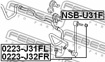 Купить Febest NSB-U31F по низкой цене в Украине!