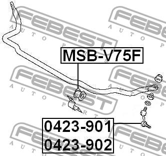 Купить Febest MSBV75F – отличная цена на EXIST.UA!