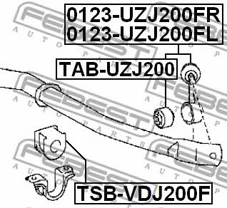 Купить Febest TSB-VDJ200F по низкой цене в Украине!