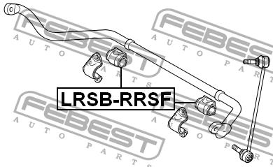 Втулка стабілізатора переднього Febest LRSB-RRSF