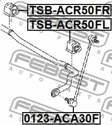 Купить Febest TSBACR50FR – отличная цена на EXIST.UA!