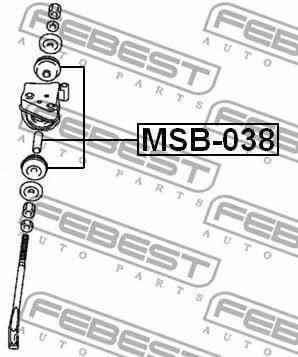 Купить Febest MSB038 – отличная цена на EXIST.UA!