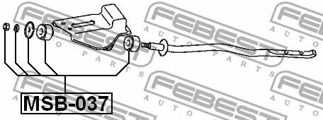 Купити Febest MSB-037 за низькою ціною в Україні!