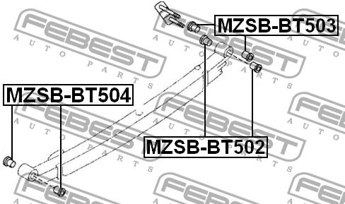 Купить Febest MZSBBT503 – отличная цена на EXIST.UA!