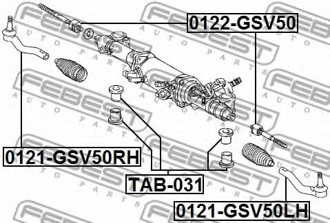 Купить Febest TAB-031 по низкой цене в Украине!