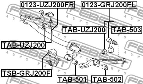 Купити Febest TAB-503 за низькою ціною в Україні!