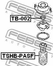 Пильник і відбійник на 1 амортизатор Febest TSHB-PASF
