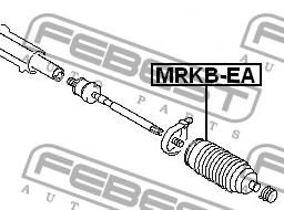 Пыльник рулевой рейки Febest MRKB-EA