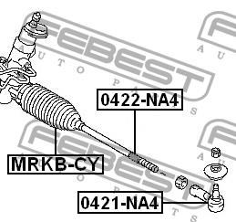 Febest Пыльник рулевой рейки – цена 441 UAH
