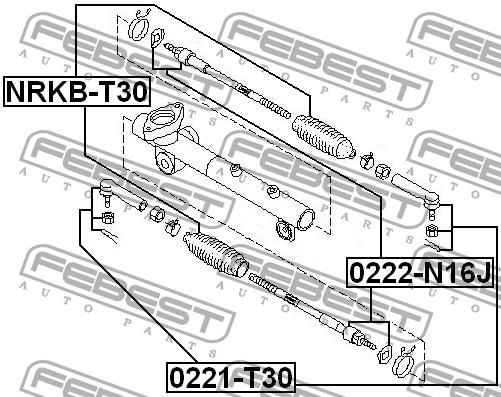 Febest Пыльник рулевой рейки – цена 516 UAH
