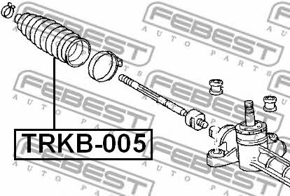Febest Пыльник рулевой рейки – цена 321 UAH