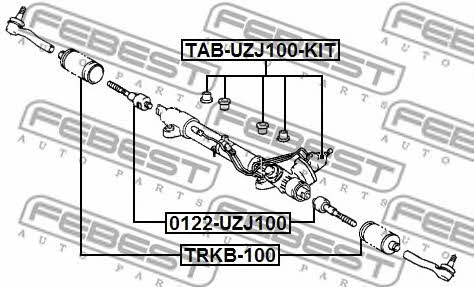 Купить Febest TRKB-100 по низкой цене в Украине!