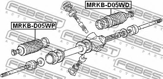 Febest Пыльник рулевой рейки – цена 165 UAH