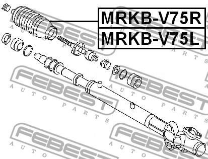 Febest Пыльник рулевой рейки – цена 423 UAH