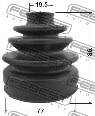 Пыльник ШРУСа наружный Febest 0317-035
