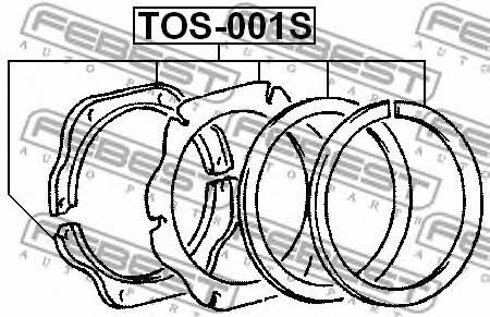 Купити Febest TOS-001S за низькою ціною в Україні!