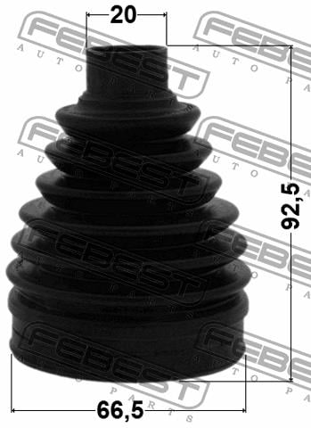 Купити Febest 0117PACA33R – суперціна на EXIST.UA!