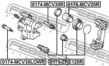 Купить Febest 0175-ZRE120R по низкой цене в Украине!