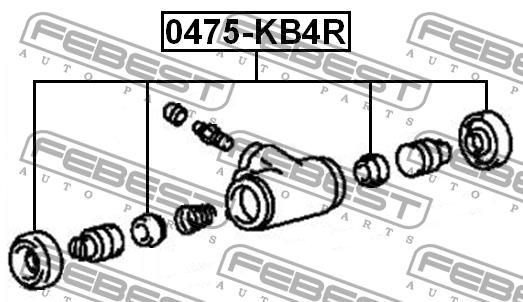 Купить Febest 0475KB4R – отличная цена на EXIST.UA!