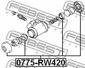 Купить Febest 0775RW420 – отличная цена на EXIST.UA!