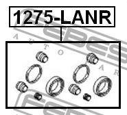 Ремкомплект гальмівного супорта Febest 1275-LANR