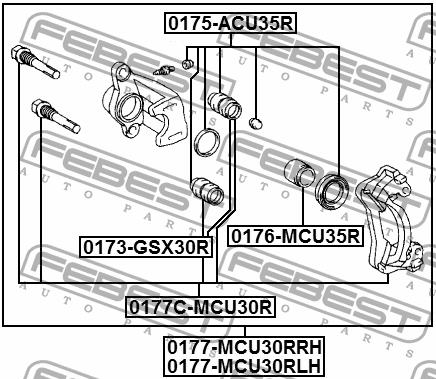 Купить Febest 0175ACU35R – отличная цена на EXIST.UA!