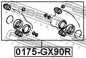 Купить Febest 0175GX90R – отличная цена на EXIST.UA!