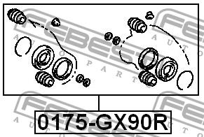 Купить Febest 0175-GX90R по низкой цене в Украине!