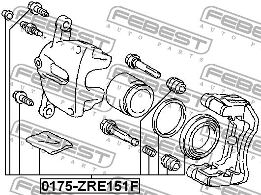 Купить Febest 0175-ZRE151F по низкой цене в Украине!