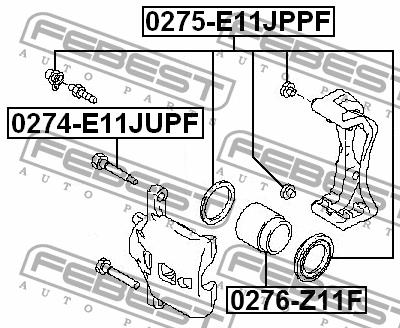 Купить Febest 0275E11JPPF – отличная цена на EXIST.UA!