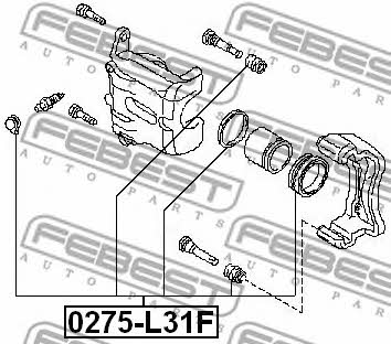 Купить Febest 0275L31F – отличная цена на EXIST.UA!