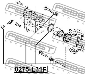 Купить Febest 0275-L31F по низкой цене в Украине!