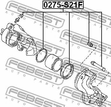 Купить Febest 0275-S21F по низкой цене в Украине!