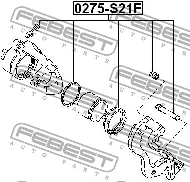 Купить Febest 0275S21F – отличная цена на EXIST.UA!