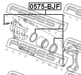 Ремкомплект суппорта Febest 0575-BJF