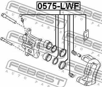 Купить Febest 0575-LWF по низкой цене в Украине!