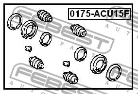 Купить Febest 0175ACU15F – отличная цена на EXIST.UA!