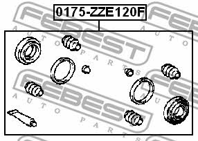 Купить Febest 0175-ZZE120F по низкой цене в Украине!