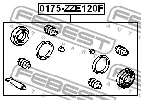 Купить Febest 0175ZZE120F – отличная цена на EXIST.UA!