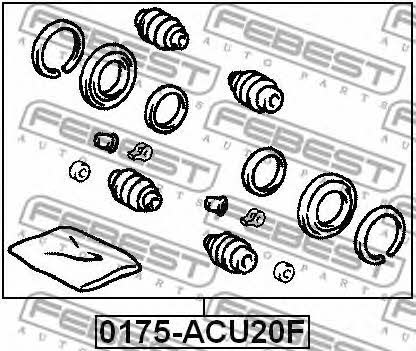 Купить Febest 0175ACU20F – отличная цена на EXIST.UA!