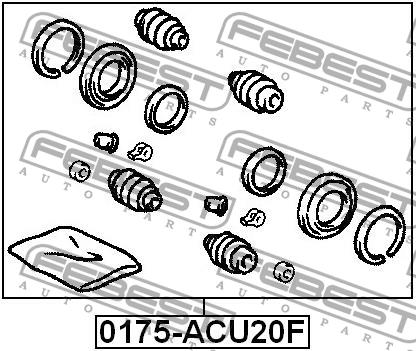 Купить Febest 0175-ACU20F по низкой цене в Украине!