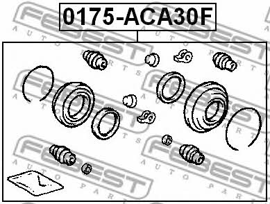 Купить Febest 0175-ACA30F по низкой цене в Украине!