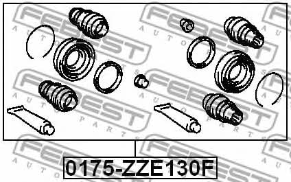 Купить Febest 0175ZZE130F – отличная цена на EXIST.UA!