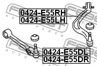 Купить Febest 0424-E55LH по низкой цене в Украине!