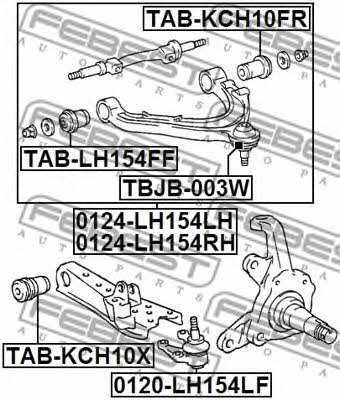 Купить Febest 0124LH154LH – отличная цена на EXIST.UA!