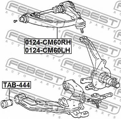 Купить Febest 0124CM60RH – отличная цена на EXIST.UA!