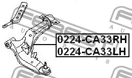 Купить Febest 0224CA33LH – отличная цена на EXIST.UA!
