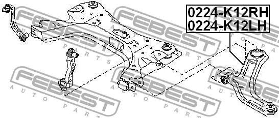 Купить Febest 0224K12LH – отличная цена на EXIST.UA!