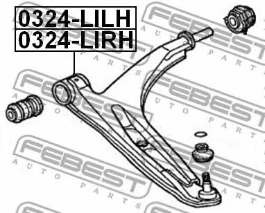 Рычаг подвески передний правый Febest 0324-LIRH